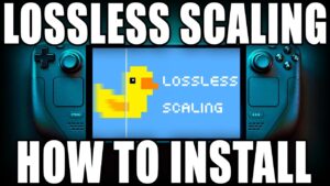 Lossless Scaling Frame Generation For Steam Deck! X2 Your FPS