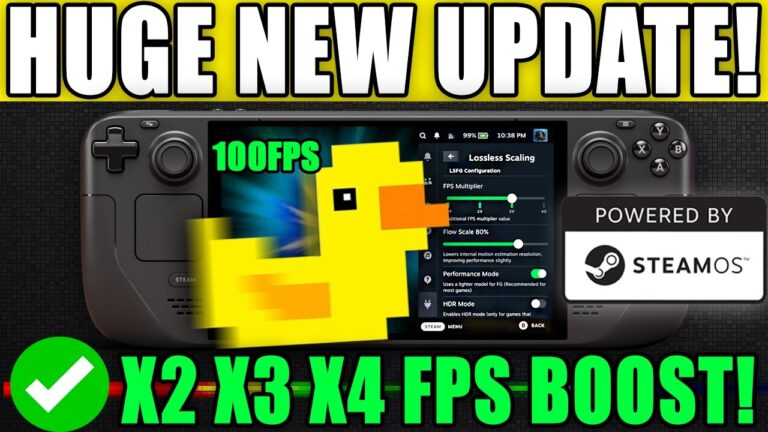 Lossless Scaling Frame Generation On Steam Deck is Here!