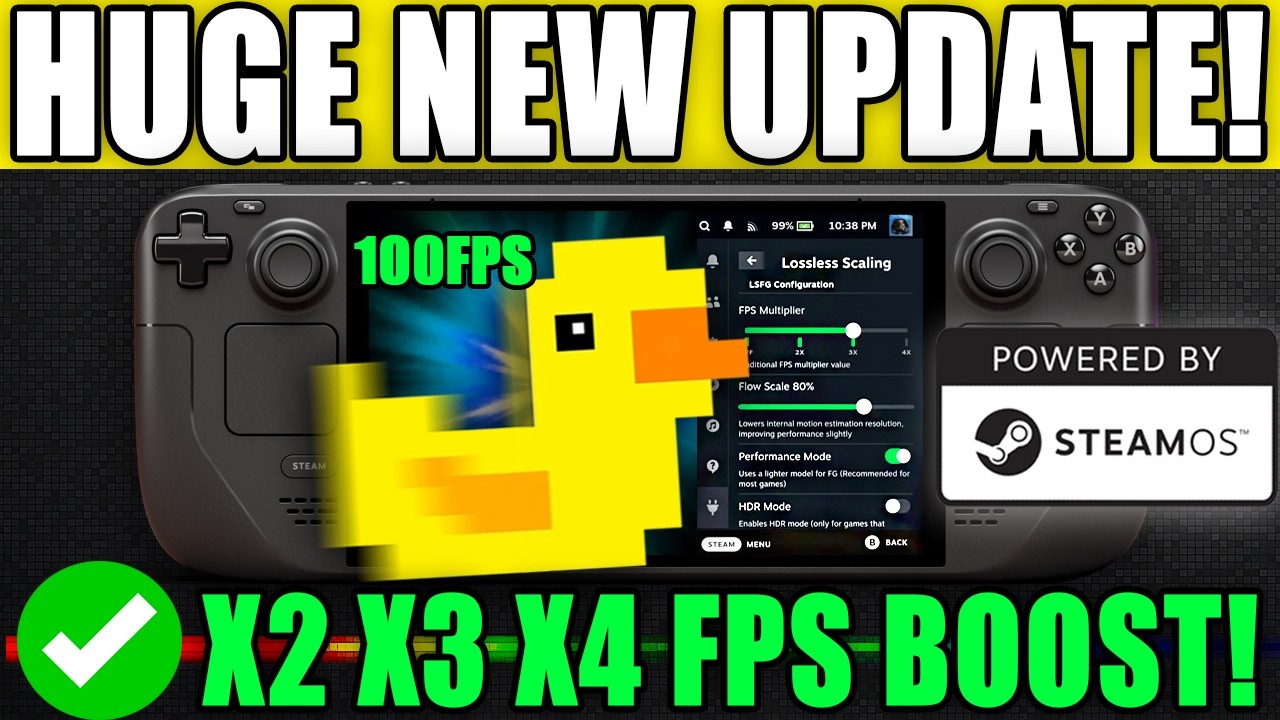 Lossless Scaling Frame Generation On Steam Deck is Here!