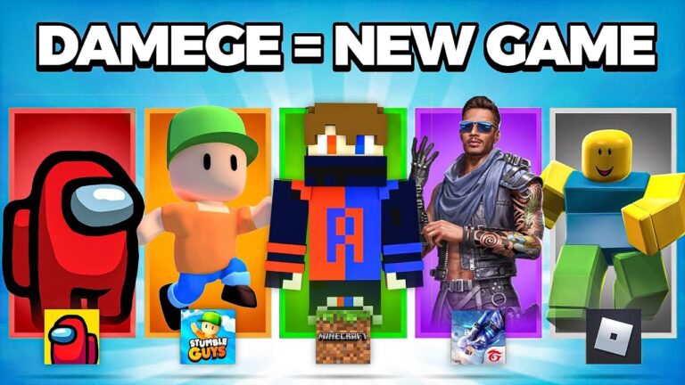 Minecraft, But Damage = Game Change