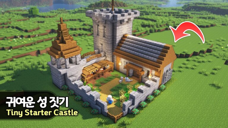 ⛏️ Minecraft :: How to build a Mini Castle for