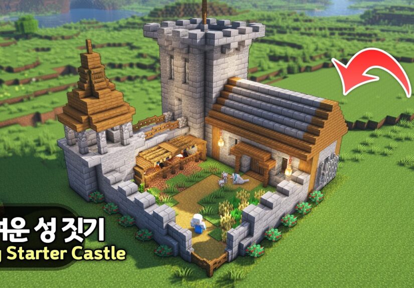 ⛏️ Minecraft :: How to build a Mini Castle for