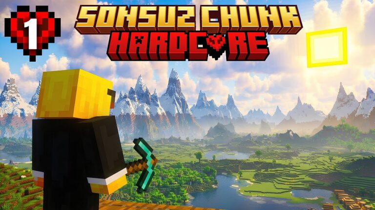 Minecraft Sonsuz Chunk Hardcore: Bölüm 1