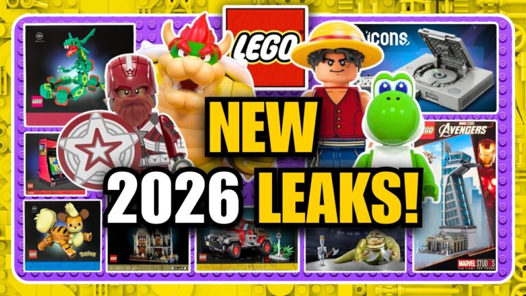 NEW LEGO LEAKS! Pokémon, One Piece, Marvel, PlayStation, Jurassic Park