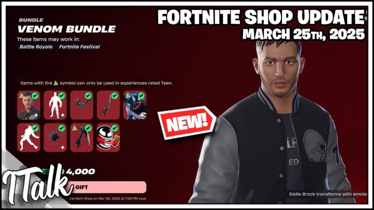 *NEW* OG PASS, VENOM IS BACK! Fortnite Item Shop [March