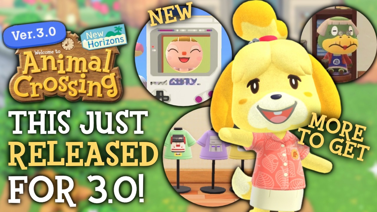 Nintendo JUST Dropped This Today For 3.0 - Animal Crossing
