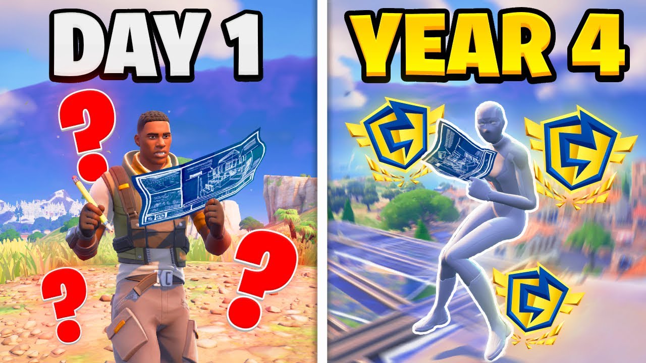 (Noob to Pro) 4 Year Fortnite Progression