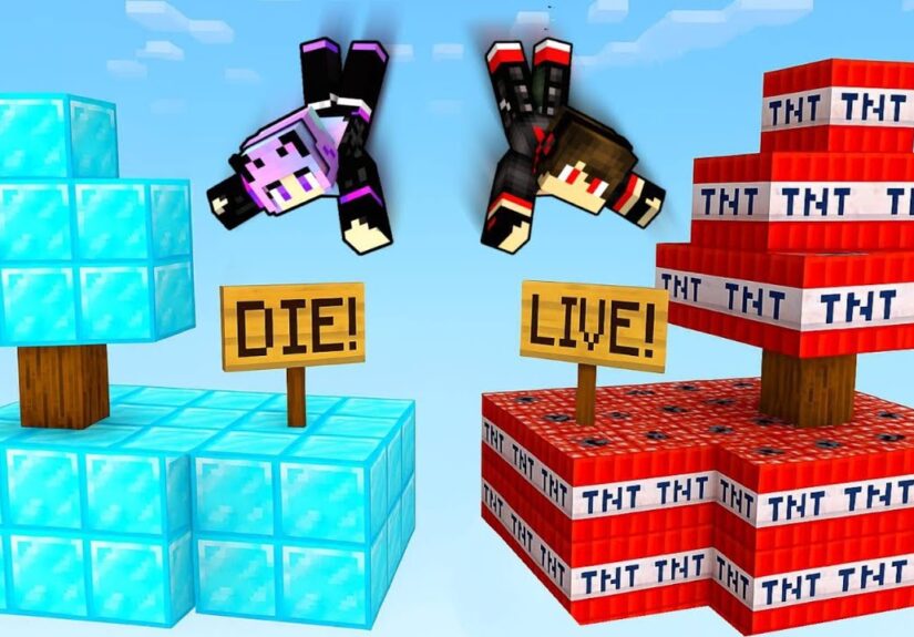 POOR vs RICH SKYBLOCK Challenge in Minecraft!