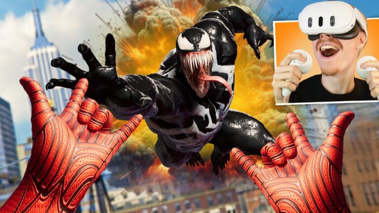 Spider-Man vs Venom In VR! | Marvel Powers United on