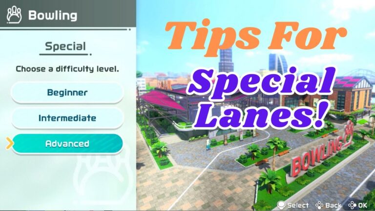 Tips For Special Lanes Part I. Nintendo Switch Sports: Bowling.