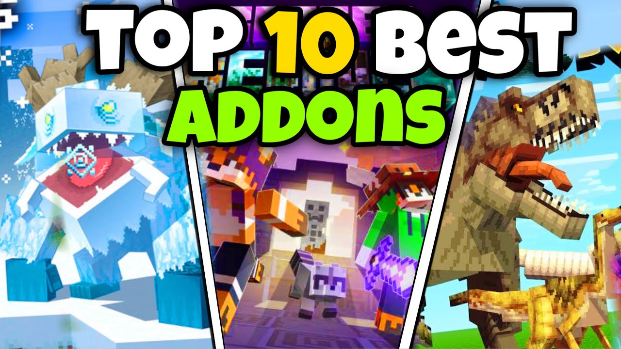Top 10 BEST Minecraft Bedrock Addons To Make The ULTIMATE