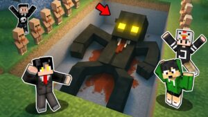 WE FOUND Clyde's Giant Scary Buried Body in MINECRAFT