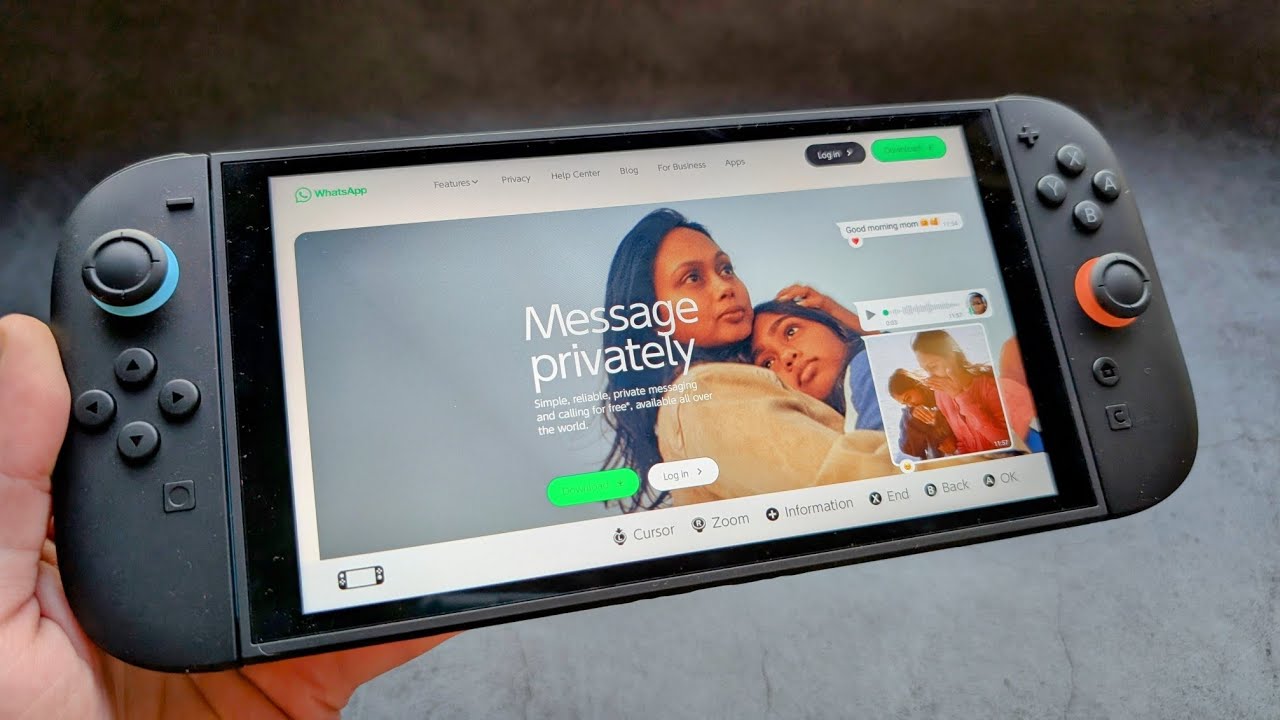 WhatsApp on Nintendo Switch 2 ?