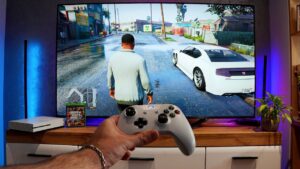Xbox One S + GTA 5 – POV Visuals, FPS