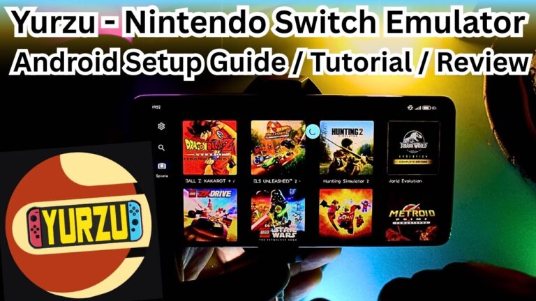 Yurzu - Nintendo Switch Emulator android Setup Guide / Tutorial