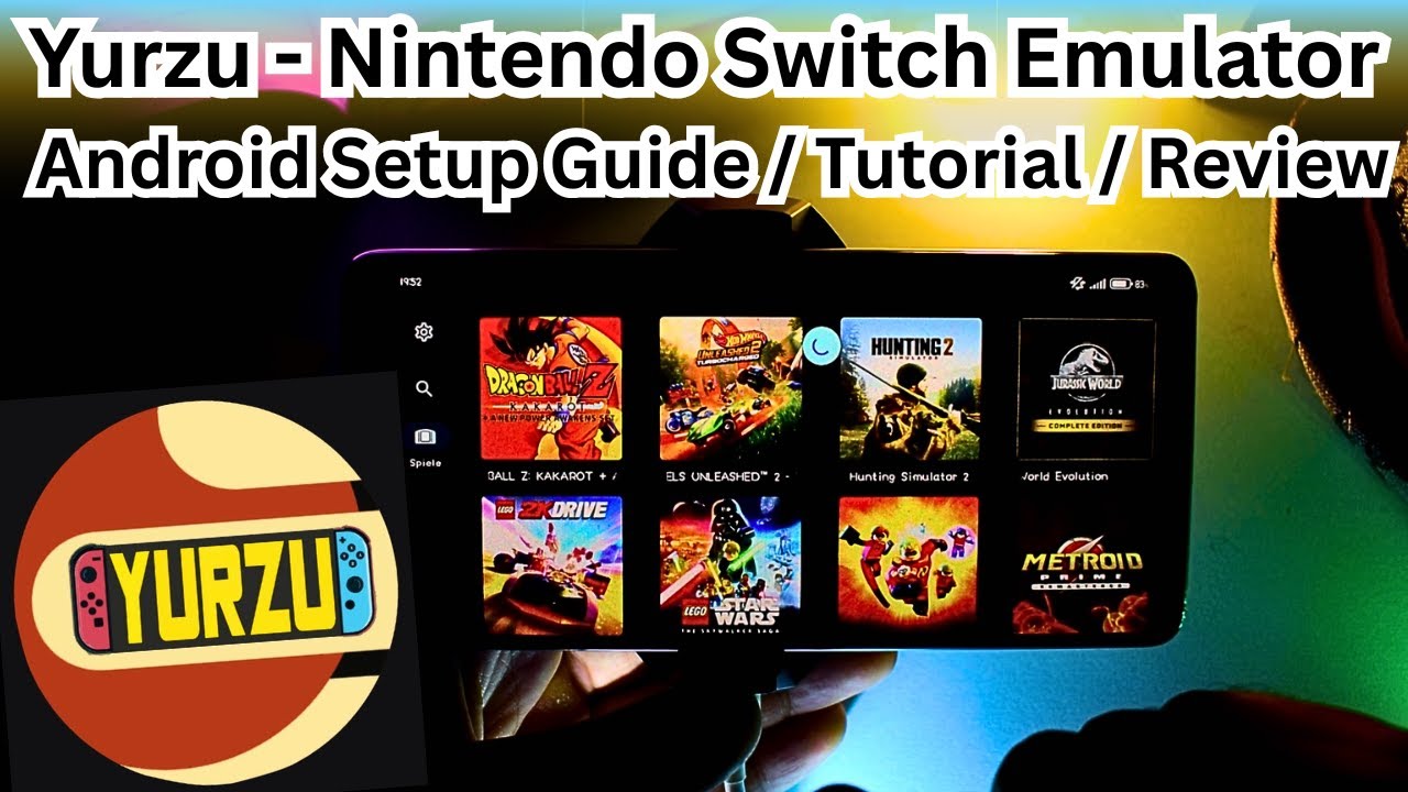 Yurzu - Nintendo Switch Emulator android Setup Guide / Tutorial