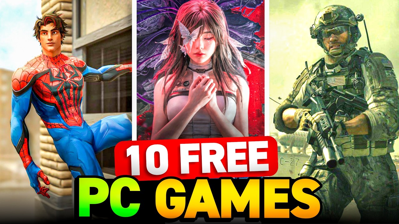 10 Free PC Games You Can Play in 2025 😱