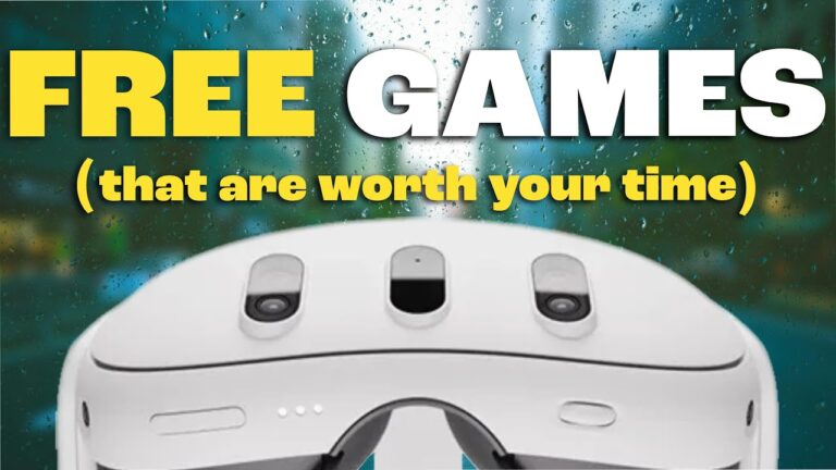 10 Free VR Games That Don't Suck (Quest 2, Quest