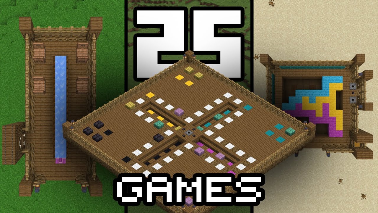 25 GAMES to Play With Your Friends in Minecraft
