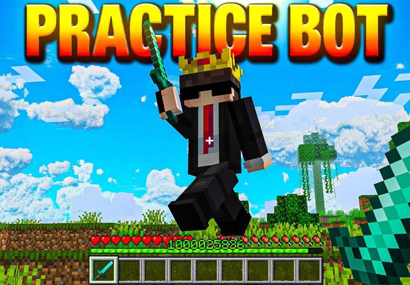 Best Minecraft Pvp Practice World & Bot: Improve Fast 🚴三