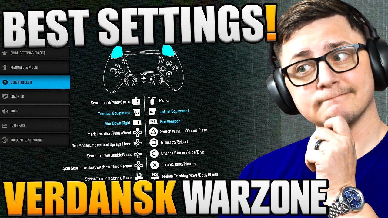 Best Warzone Controller & Console Settings | Graphics/Controller WZ (PS4/PS5/XBOX)