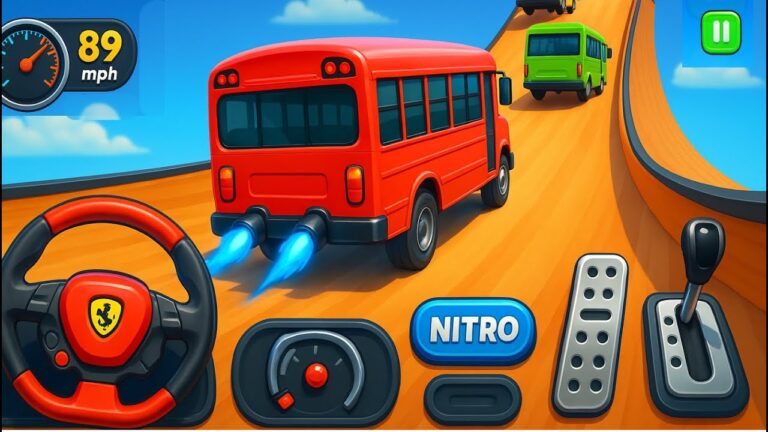 Crazy Bus Mega Ramp Impossible Racing Bus Stunts Impossible Tracks