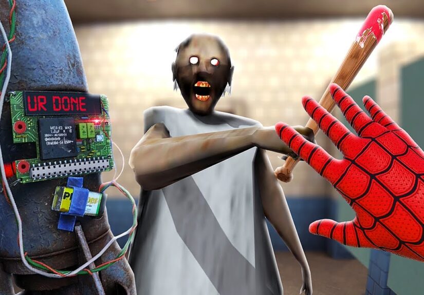 Escaping from GRANNY in Virtual Reality - Bonelab VR Mods