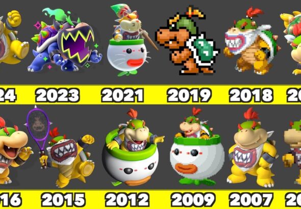 Evolution of Bowser Junior Game Graphics In Nintendo Games (2002-2025)