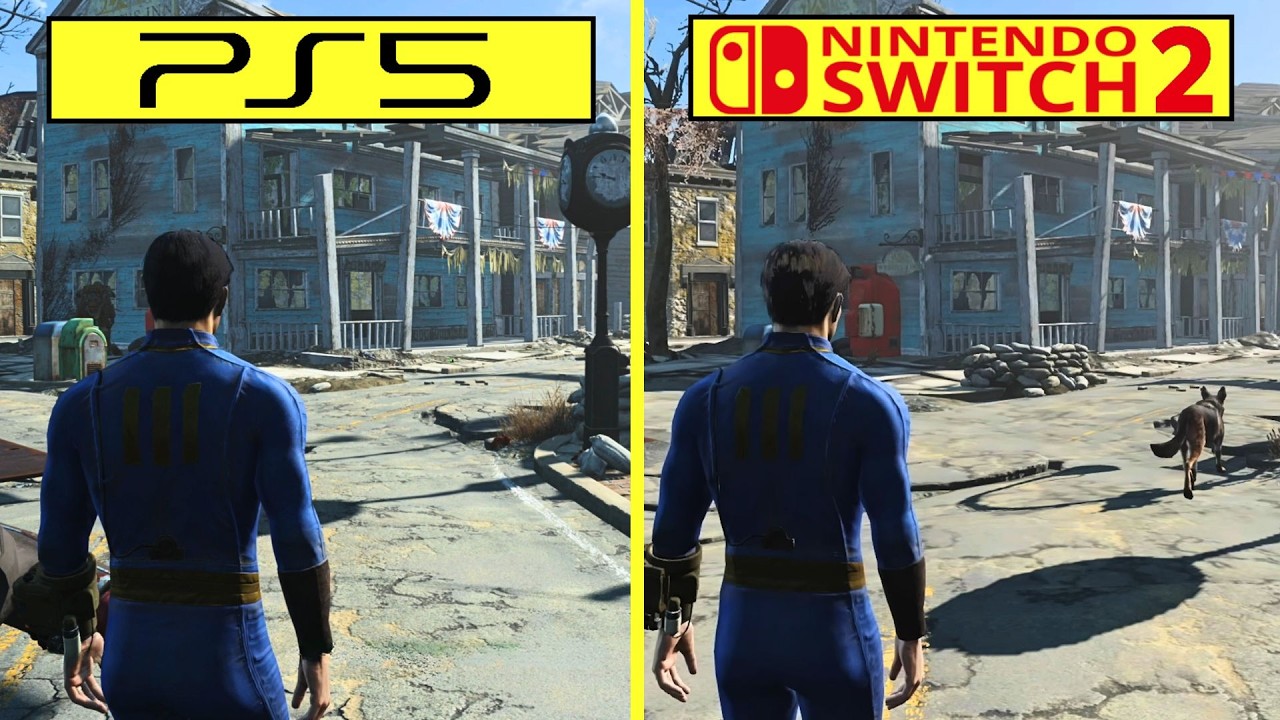 Fallout 4 Nintendo Switch 2 vs PS5 Early Graphics Comparison
