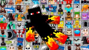 Fiz um Zoológico dos Mobs de Mod Famosos