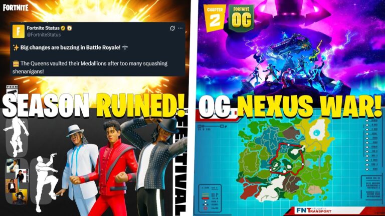 Fortnite JUST RUINED Season 4! Medallions GONE + MJ Pass,