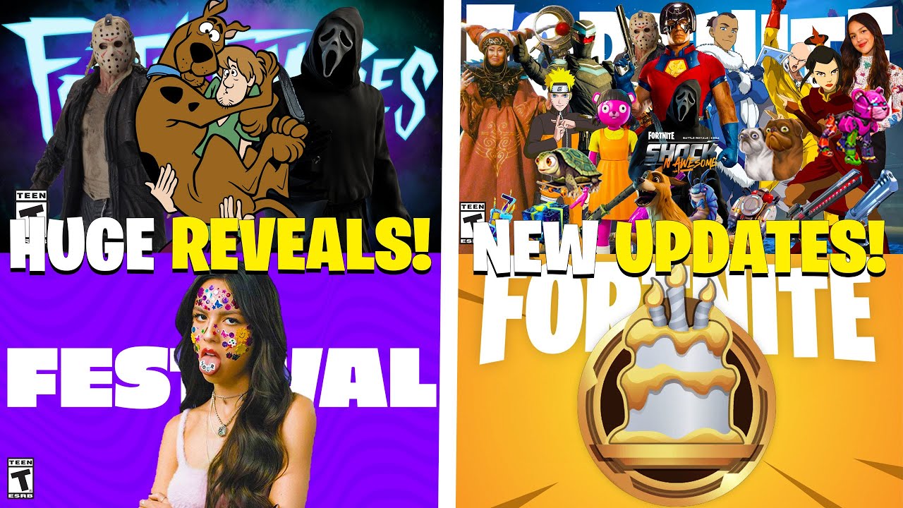 Fortnitemares LEAK: SCOOBY DOO IS COMING! Olivia Rodrigo Festival Skin