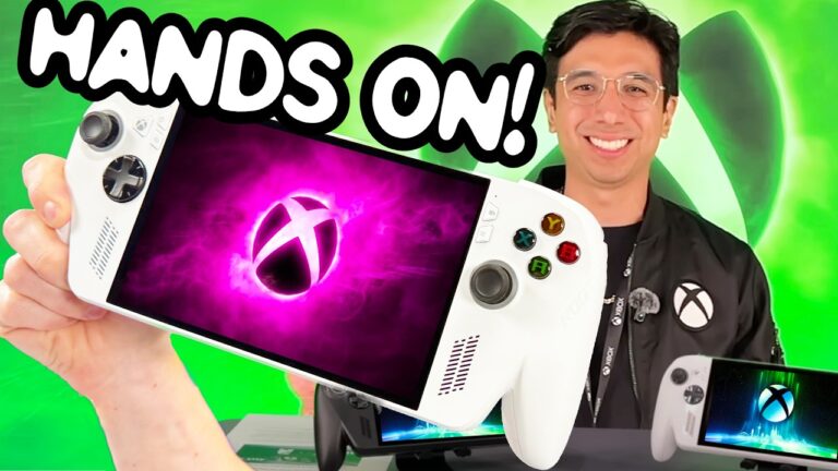 Hands on with the NEW Xbox Ally Handheld!