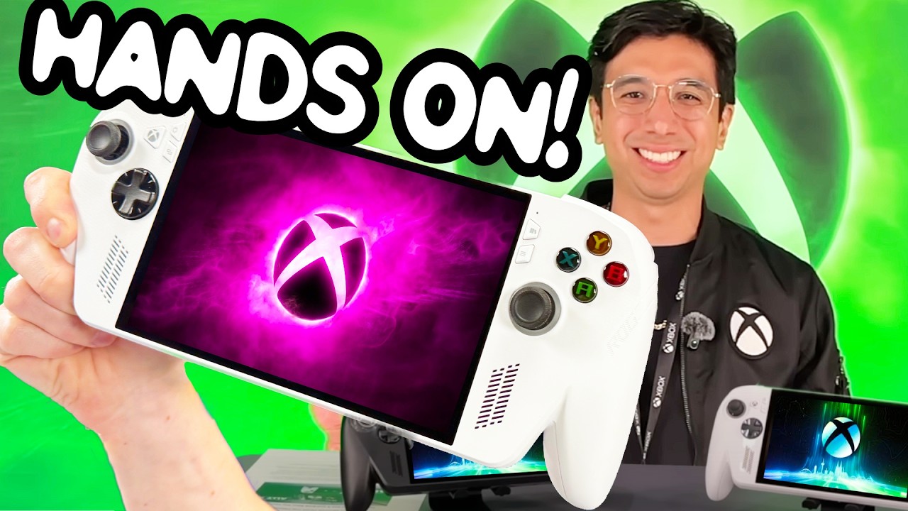 Hands on with the NEW Xbox Ally Handheld!