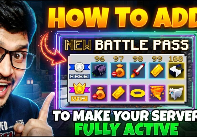 How To Add BATTLE PASS in Minecraft Server | Best