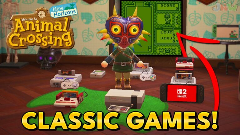 How to Play ALL CLASSIC NINTENDO GAMES in Animal Crossing