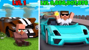 I Defeated Doorbin in Car Racing in Minecraft..