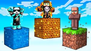 I JOINED ELEMENTAL ONE BLOCK IN MINECRAFT!!