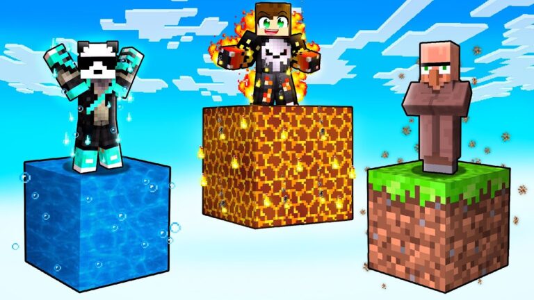 I JOINED ELEMENTAL ONE BLOCK IN MINECRAFT!!