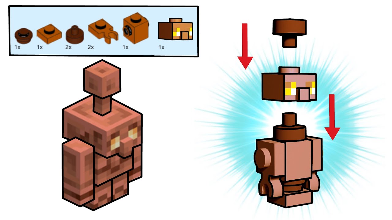 I Made New MINECRAFT Mobs in LEGO!