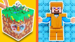I built a LEGO MINECRAFT WORLD...