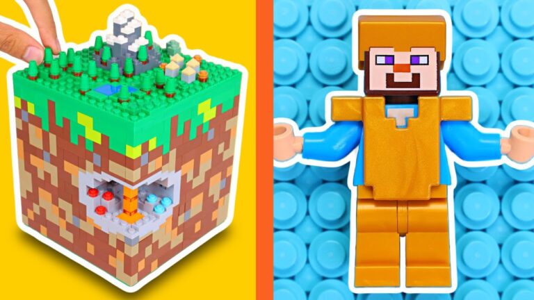 I built a LEGO MINECRAFT WORLD...