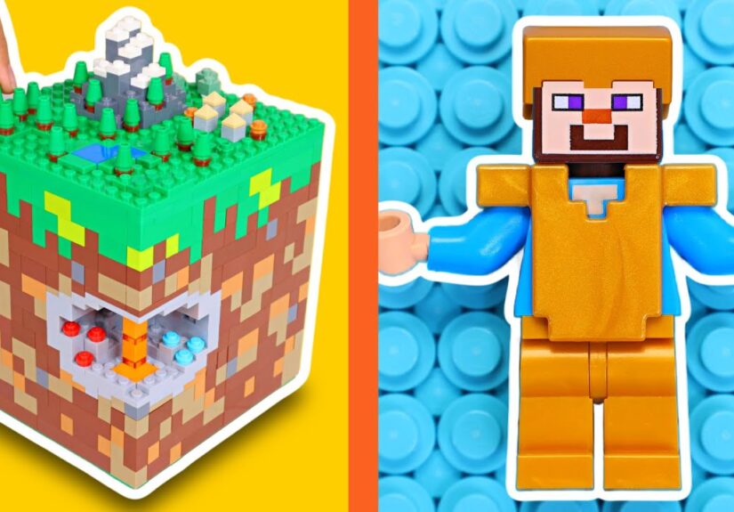 I built a LEGO MINECRAFT WORLD...