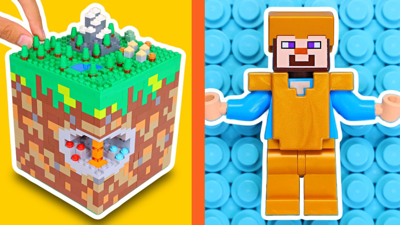 I built a LEGO MINECRAFT WORLD...
