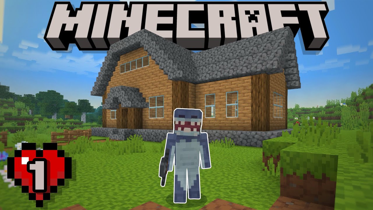 I built my first home! | Minecraft Survival #1