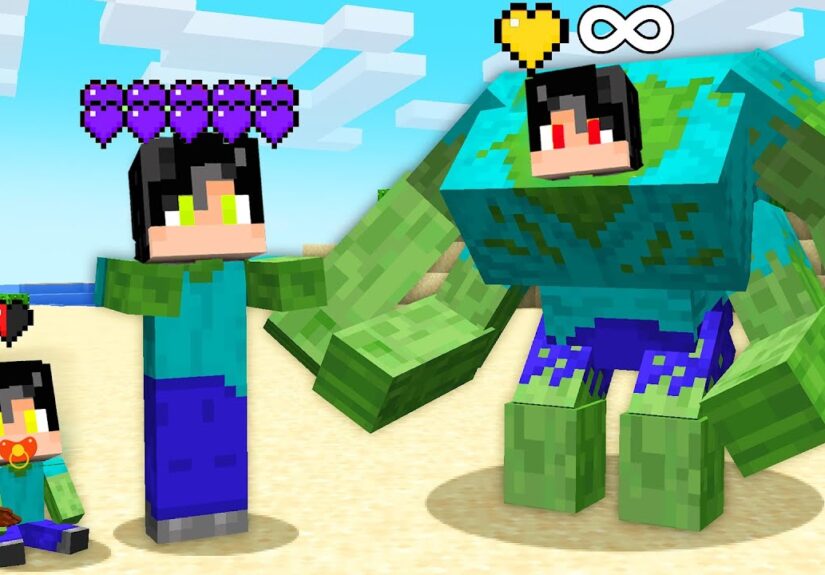 Life of a ZOMBIE KING in MINECRAFT