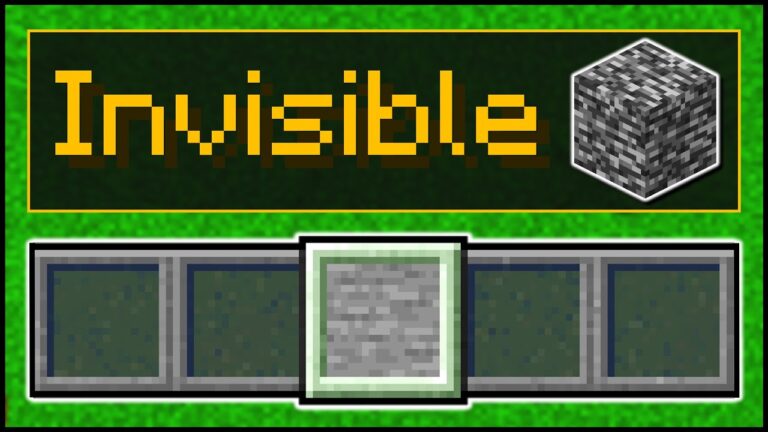 Minecraft Bedrock - How To Get Invisible Bedrock (Secret Block)