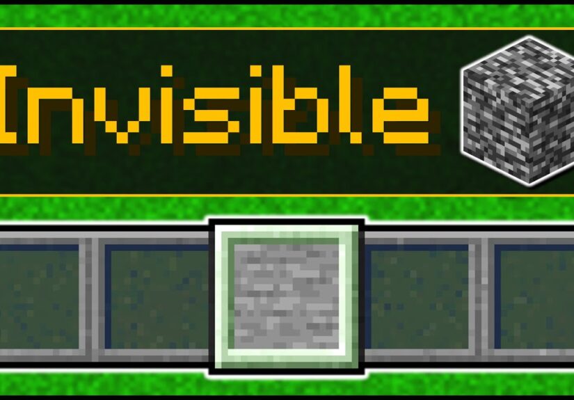 Minecraft Bedrock - How To Get Invisible Bedrock (Secret Block)