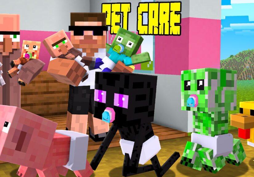 Minecraft But I Opened a Mob Daycare..