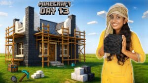 Minecraft Day 13 - Started Building My Modern Dream House